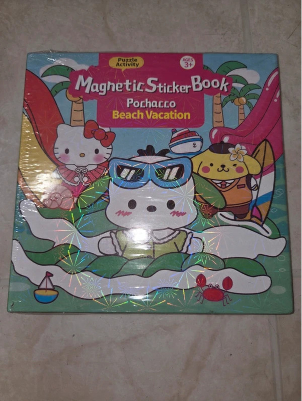 Magnetic stickers book